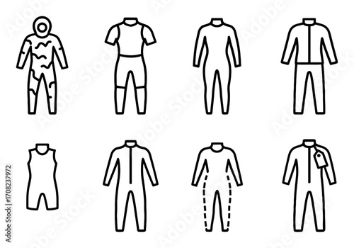 Diving Gear Icons