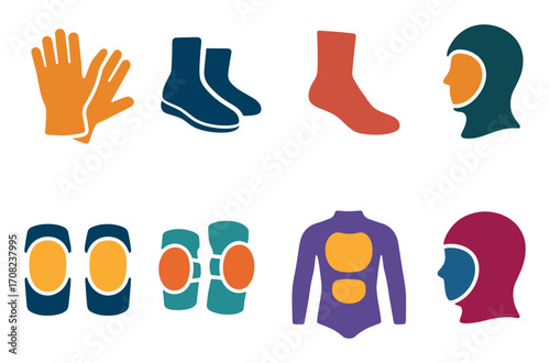 Diving Gear Icons