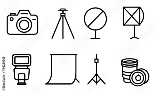 Minimalist Photography Icons