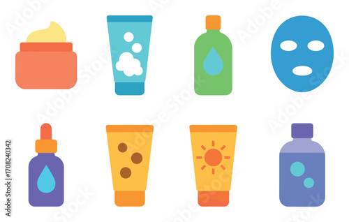 Skincare Icons Grid