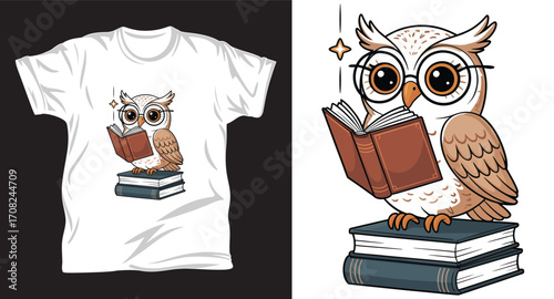Reading graphic vector T shirt design print.