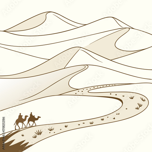 vector illustration of a woman