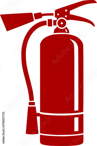 Fire extinguisher vector icon, emergency, safety, protection, fire fighting, warning sign