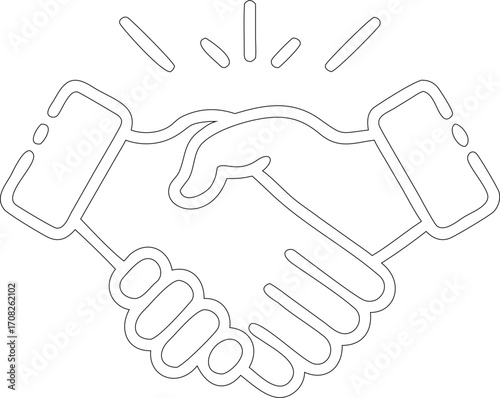 Handshake agreement partnership deal trust