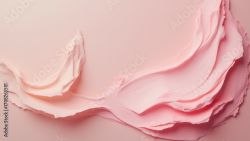 Abstract pink cream texture background for beauty or cosmetic concept. 