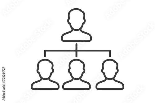 Two users with plus sign icon, outline line vector for graphic design, web app interface, social media add friend button, advertising, user group concept, transparent background