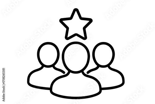 User icon inside shield outline concept. Protection, security, privacy, profile avatar. Vector cartoon illustration for graphic, web design, apps, adverts, cards, and digital projects.