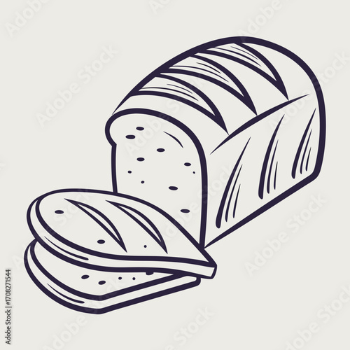 Delicious Cherry Cake Slice Illustration