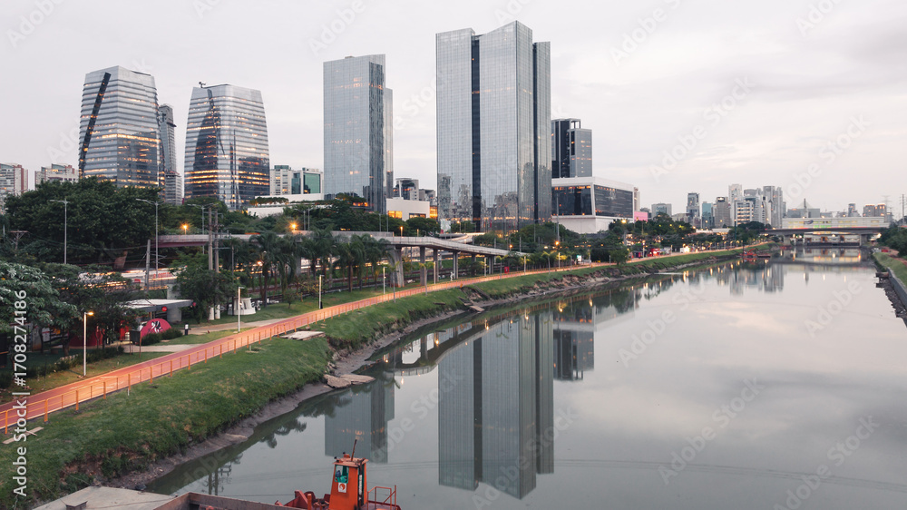 Obraz premium Details of a big city.