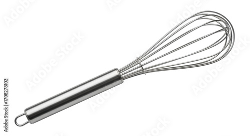 Obraz na płótnie Isolated Stainless Steel Whisk