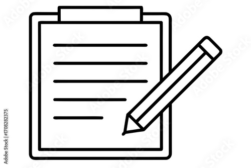 clipboard and pencil