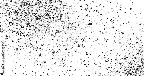Dirty or dust film grain speck grit grunge overlay on or dust film grain speck grit grunge overlay Speckle grain dot white paper noise texture with distress effect vector illustration pattern backgrou
