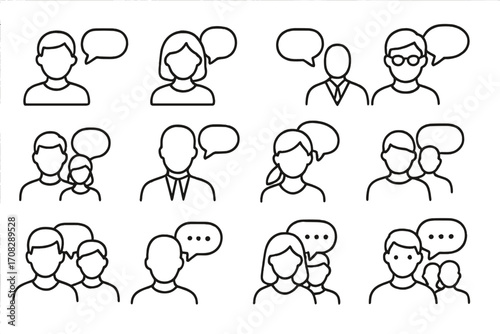 Freezer warehouse line icons set, outline signs for graphic design, web apps, advertisements, cards, vector cartoon illustration with transparent background, cold storage symbols