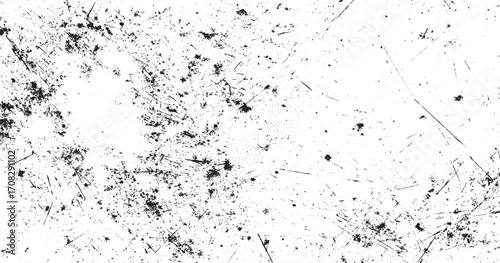 Dirty or dust film grain speck grit grunge overlay on or dust film grain speck grit grunge overlay Speckle grain dot white paper noise texture with distress effect vector illustration pattern backgrou