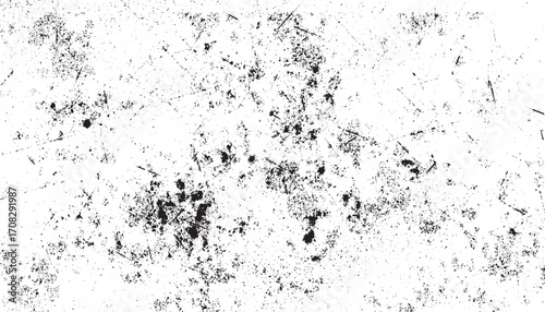 Dirty or dust film grain speck grit grunge overlay on or dust film grain speck grit grunge overlay Speckle grain dot white paper noise texture with distress effect vector illustration pattern backgrou
