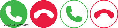  Phone calling icon set. Calling symbol. Telephone sign
