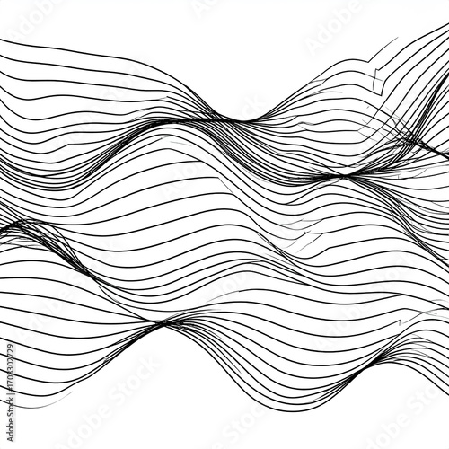 Abstract wave pattern design