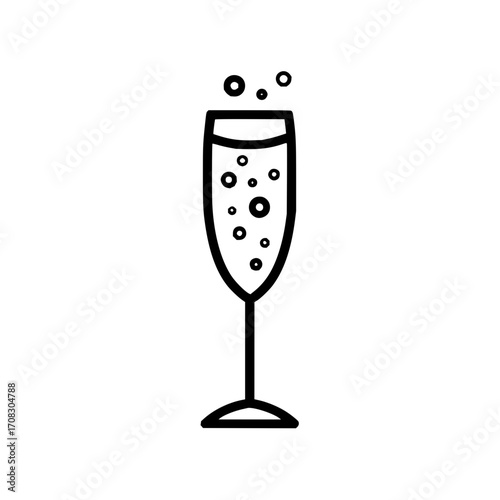 Champagne glass sparkling wine drink celebration toast cheers alcohol beverage party event bubbly festive 100