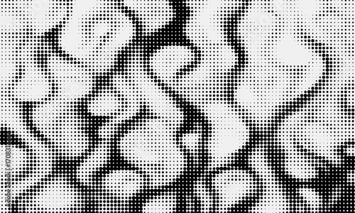 Dotted grain gradient texture. Black stippled noise background. Rough grunge sand dots backdrop. Gritty distressed speckles and particles overlay for poster, banner. Abstract grit wallpaper. Vector