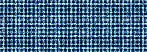 Retro game style seamless tile vector rhombus texture with aqua, cyan, and navy colors. Perfect for children, kids, kindergarten, school themes, disco ball patterns, and swimming pool visuals.