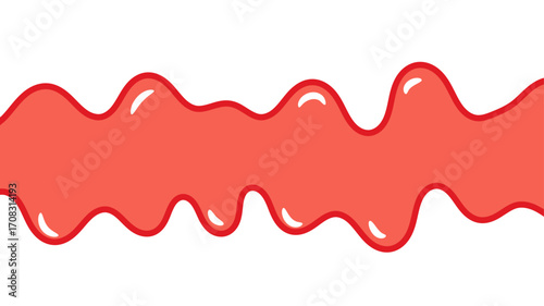 Abstract Pink Slime Dripping on White Background. Playful Slime Splash Isolated. Kawaii Slime Drip Graphic. fluid liquid fun background. fluid liquid background.