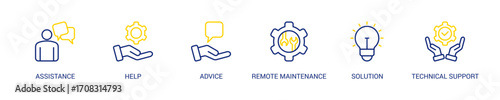 It Expert Line Color Icon Set For Web Banner. Vector Illustration Concept With Some Icons. Designed In Line Color Style