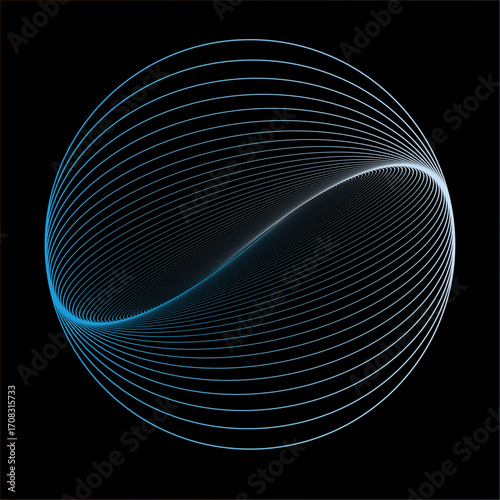 High-resolution vector illustration of a colorful gradient circle, modern abstract design with smooth transitions