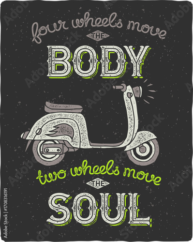 Scooter Soul: Vintage Poster Design