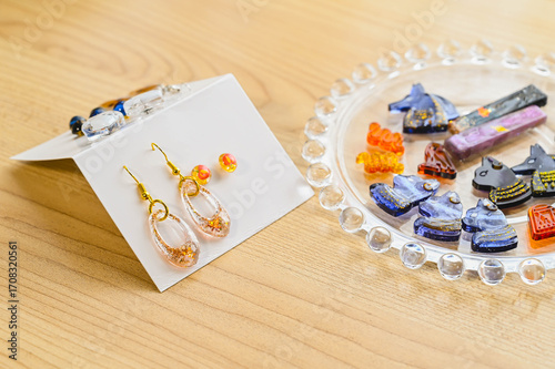 秋の手作りレジンアート