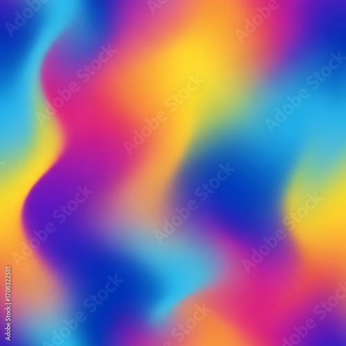 A vibrant and dynamic abstract design featuring a blend of flowing, blended colors.