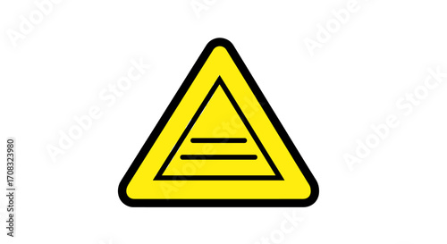 Uneven road ahead warning sign with black outline on white