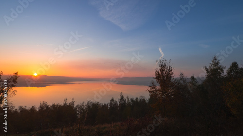 Sonnenaufgang am Lappwaldsee