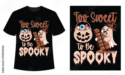 Custom Halloween Cat, Pumpkin, Ghost, Skeleton, Spooky, Cute, Funny, T-Shirt Design for Halloween Lover