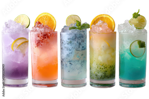 cocktail with lime and ice