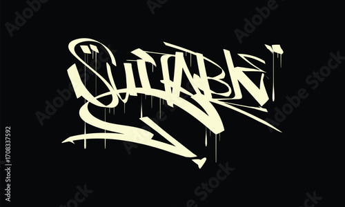 SUITABLE graffiti tag style design