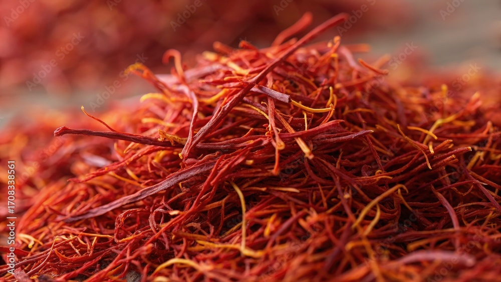 Fototapeta premium close up of Saffron