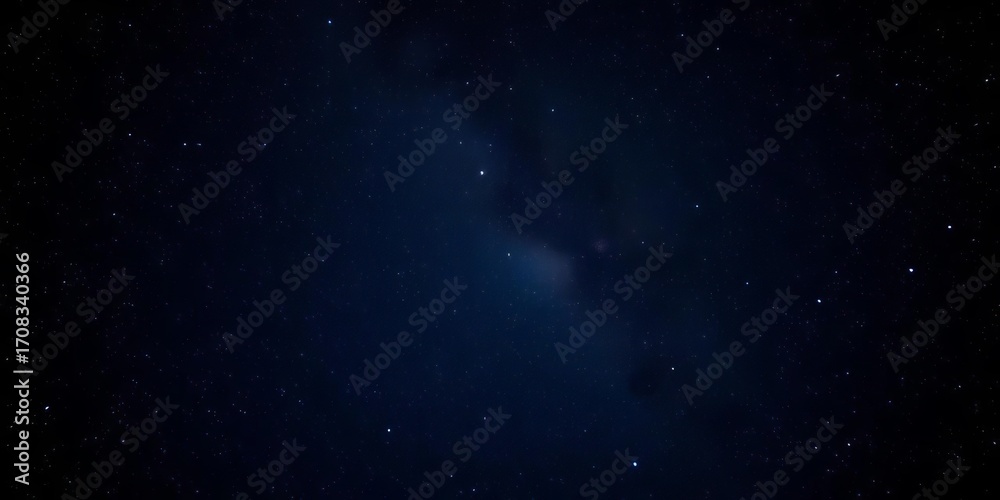 Fototapeta premium Vast, dark night sky filled with countless twinkling stars, outer space, astronomy
