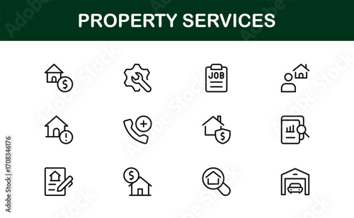 Economy and Trade Essentials – Professional Line Icon Set Featuring Minimal, Modern, Editable Outline Graphics for Financial and Global Business Themes