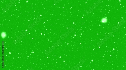 Snowfall animation green screen | Snow effect | Winter green screen