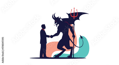 A businessman makes a deal with a devil.
