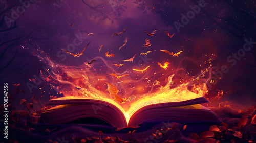 Enchanted Book of Spells Opening