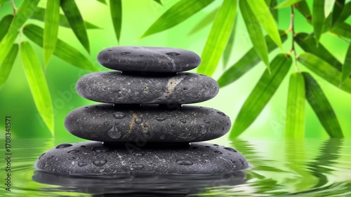 Zen Stones A Soothing Visual of Serenity and Balance