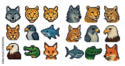 Pixel Art Predators