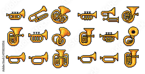 Brass Instruments Grid