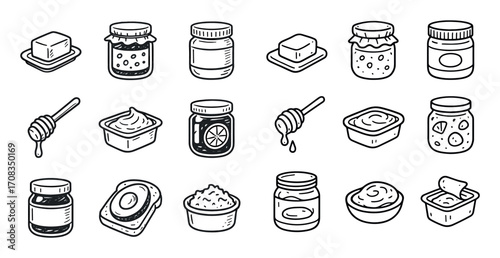 Breakfast Spread Icons