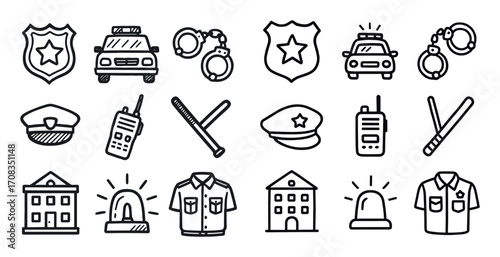 Crime Icons Grid