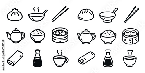 Chinese Cuisine Icons