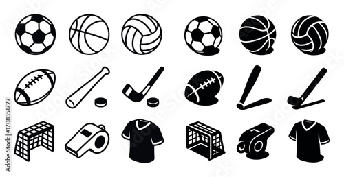 Isometric Sports Icons