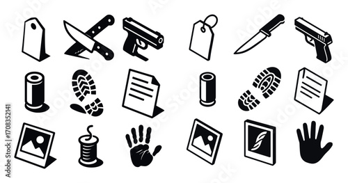 Crime Scene Icons