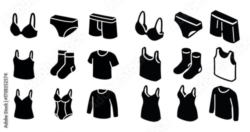 Wardrobe Icons Grid